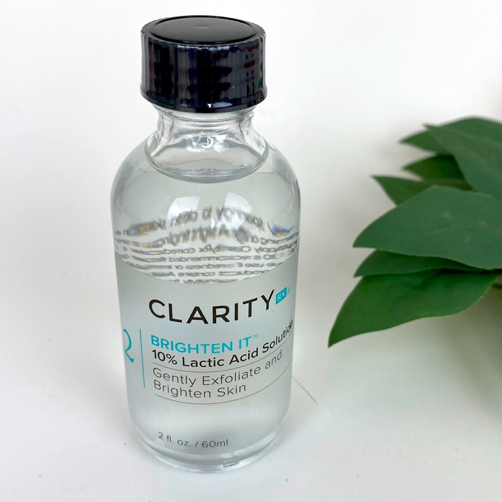 Clarity RX Brighten It 10% lactic acid solution NEW sealed 2 fl.oz.